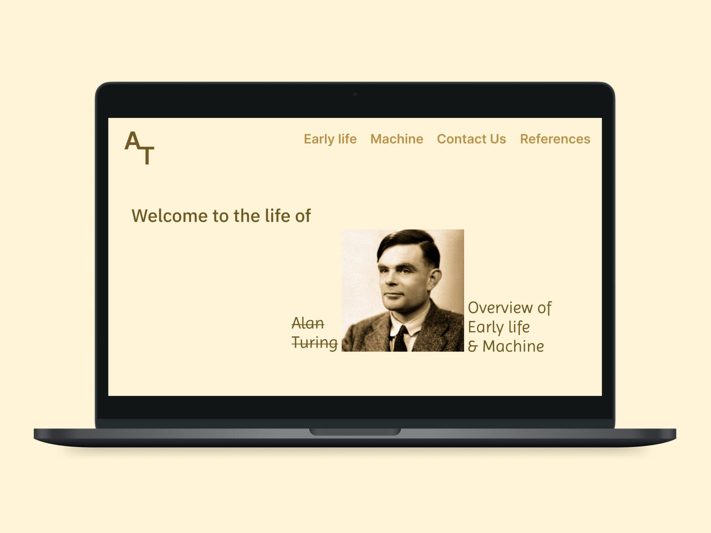 Alan Turing biography website