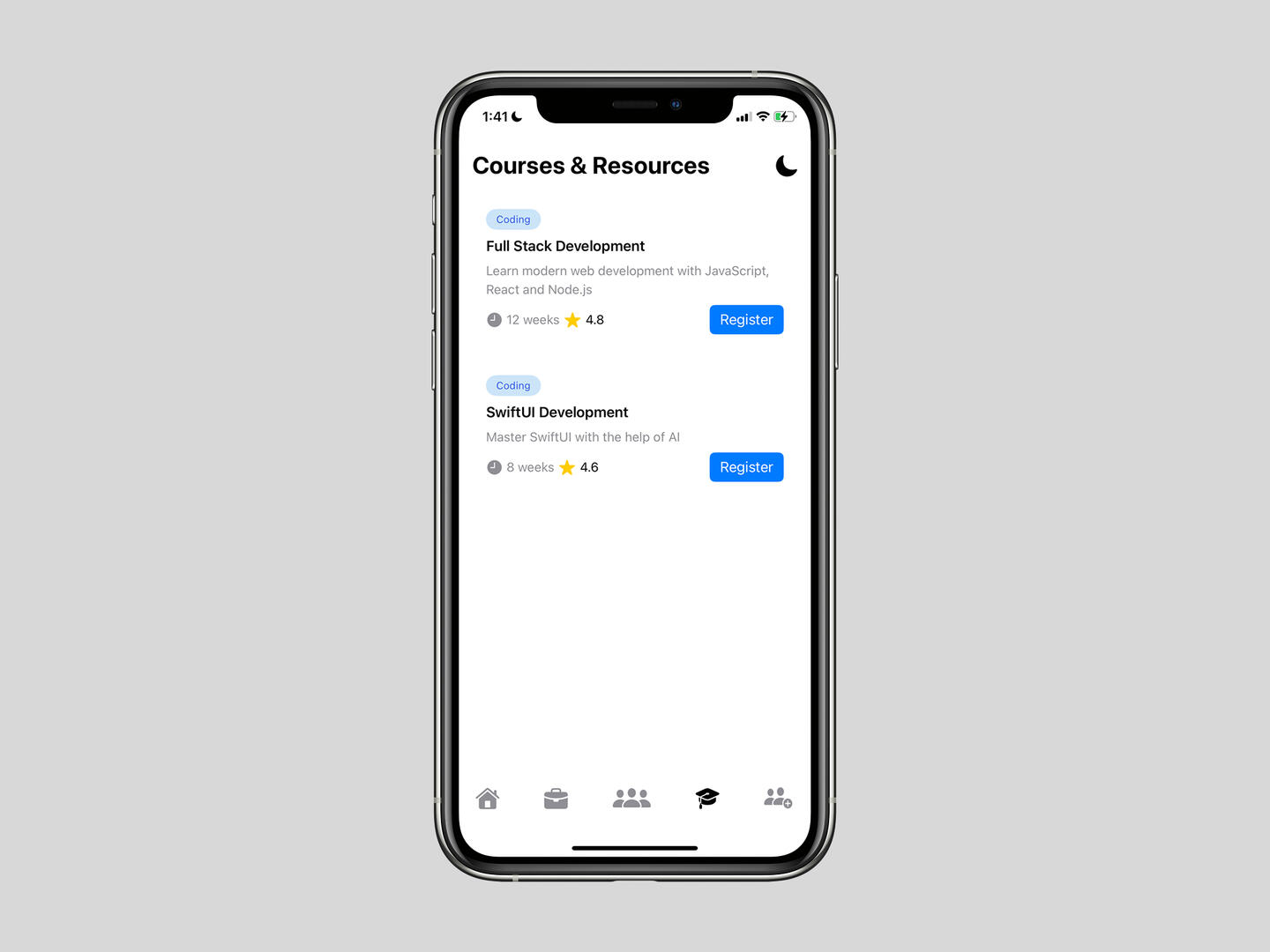 Career Connect screen 4