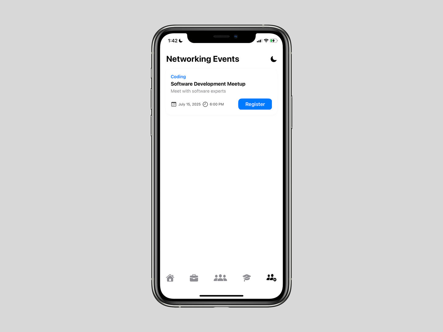 Career Connect screen 5